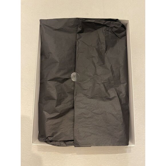 Mr Porter White Empty Box  with the Original Black Tissue 13” X 10” X 3” - Picture 4 of 4